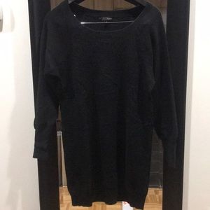 Aqua Cashmere Sweater Dress